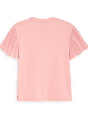 Girls' S&S Denim Group Stretch Jersey/ Swiss Dot Fashion Top