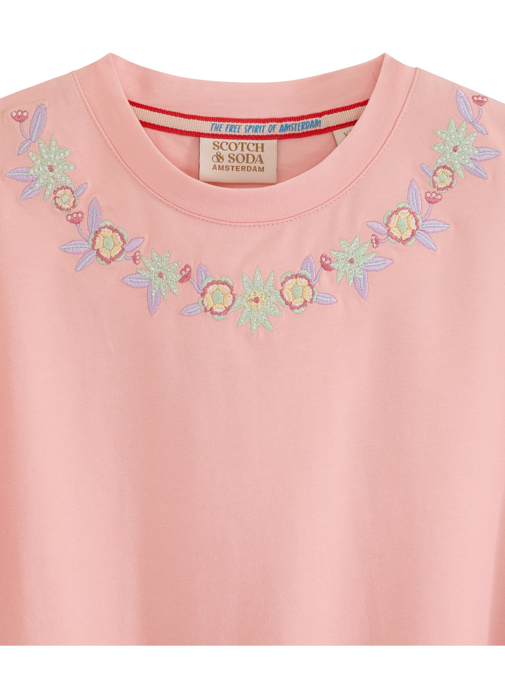 S&S Denim Group Stretch Jersey/ Swiss Dot Fashion Top