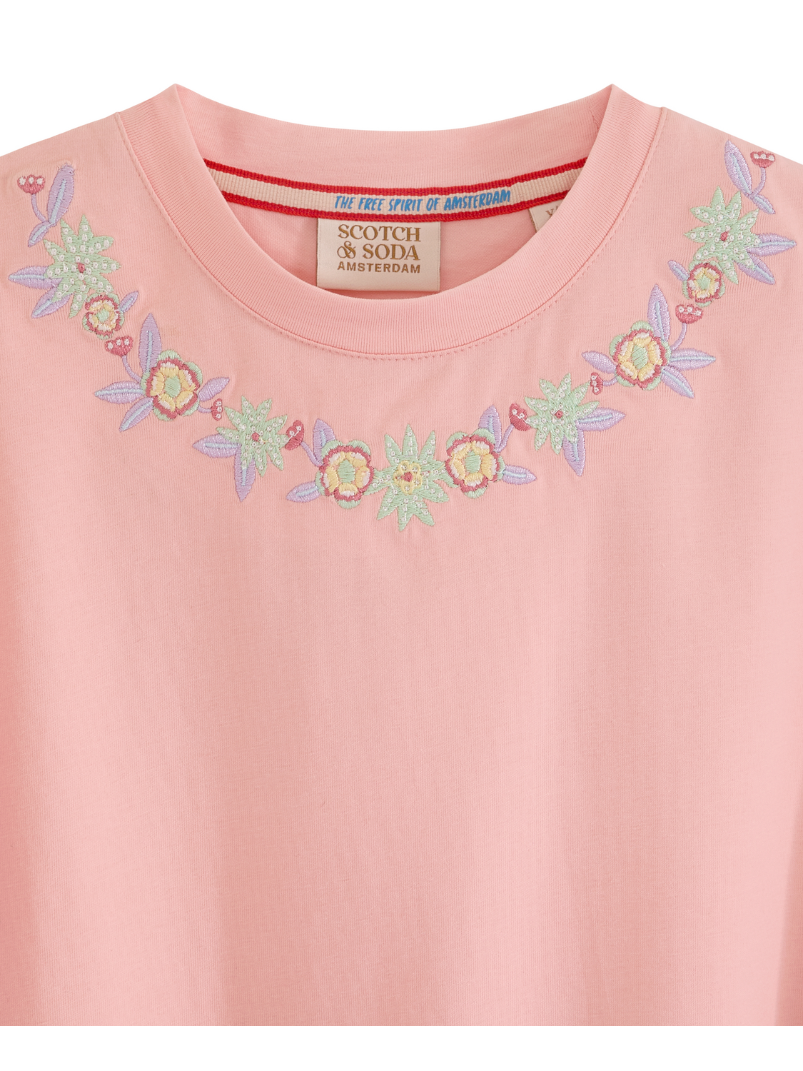 S&S Denim Group Stretch Jersey/ Swiss Dot Fashion Top