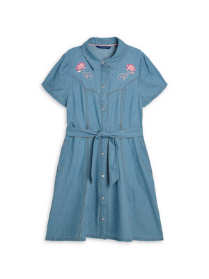 Girls' Denim Dress