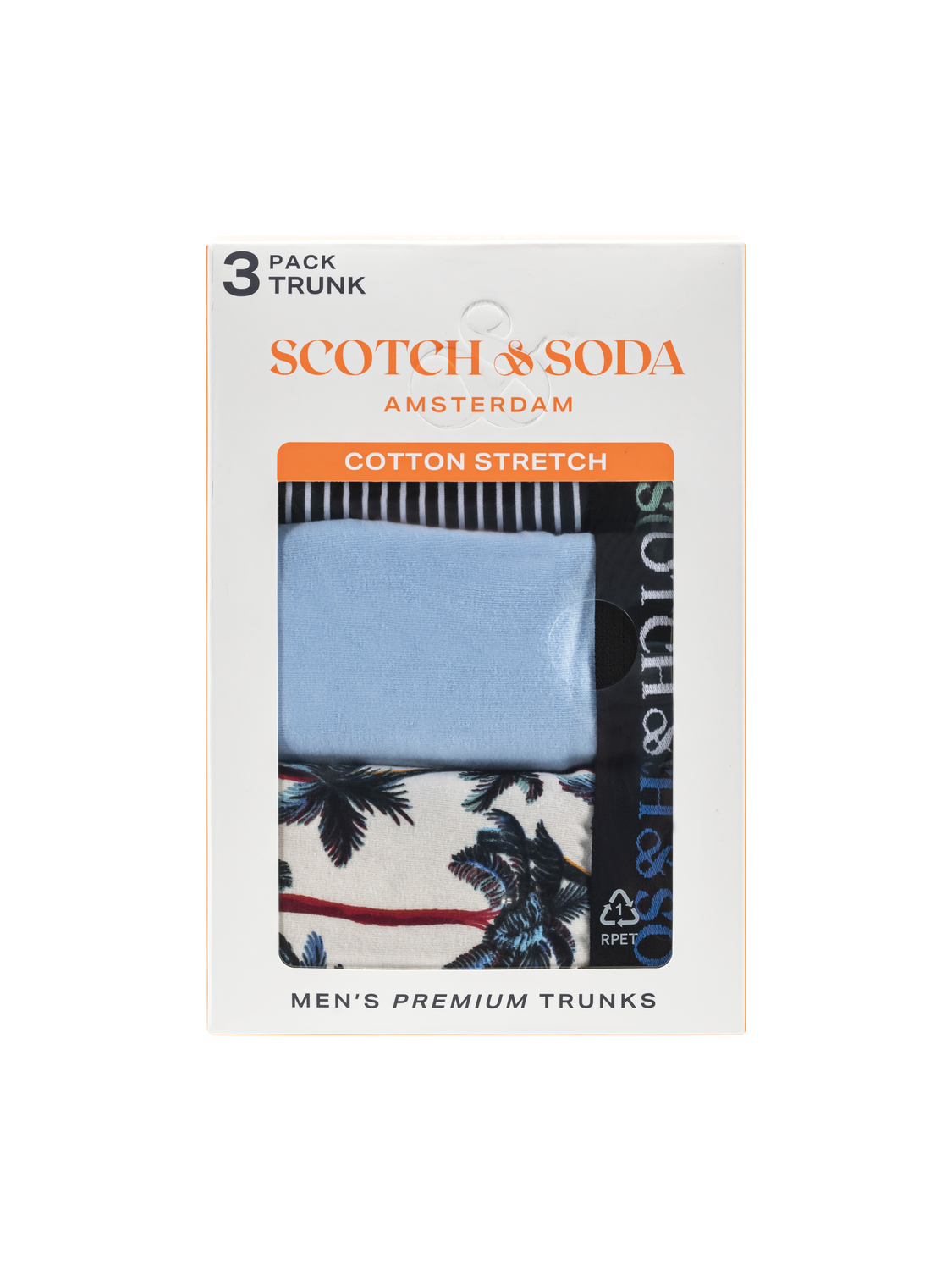 3-Pack Cotton Stretch Trunk
