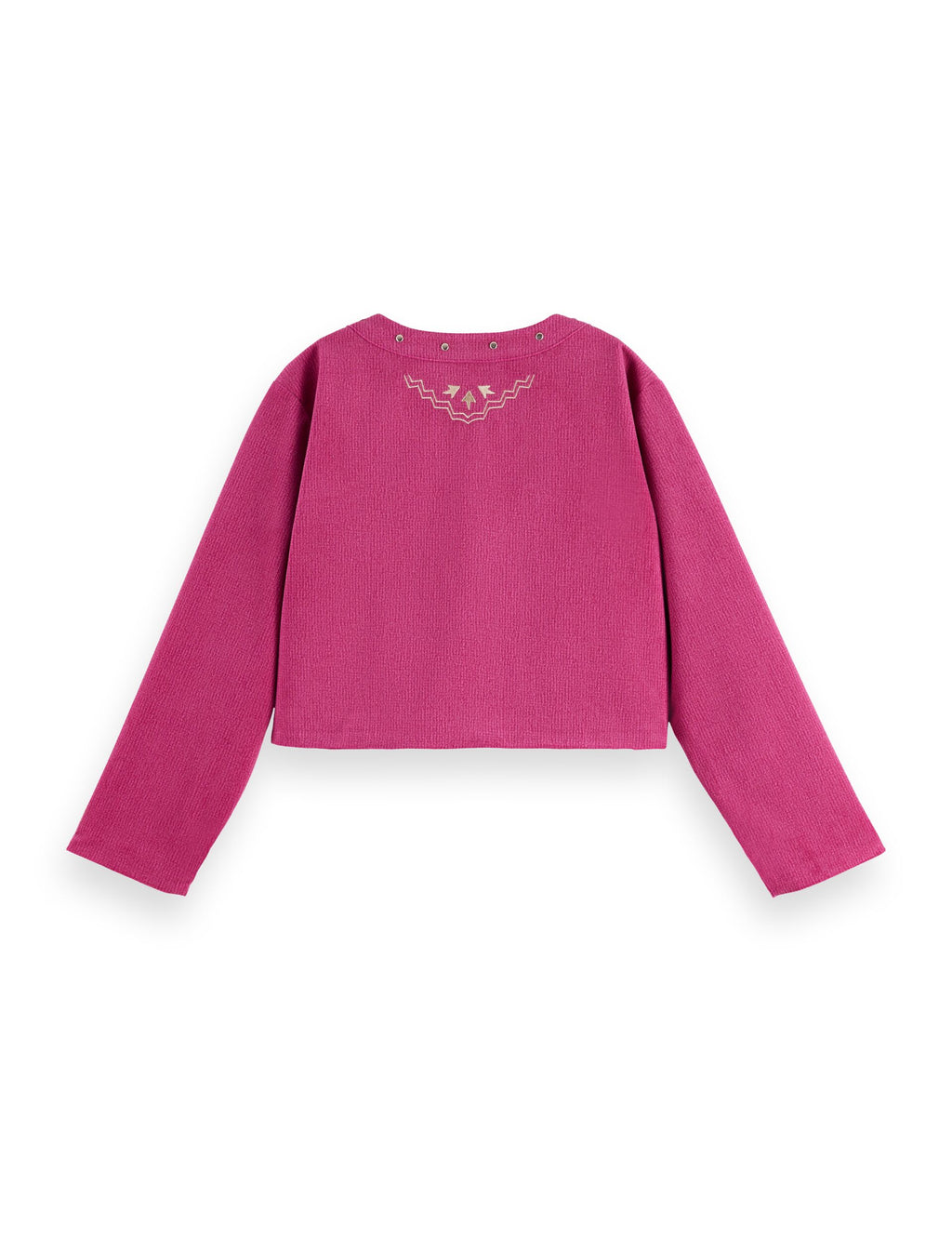 Velvet detailed bolero
