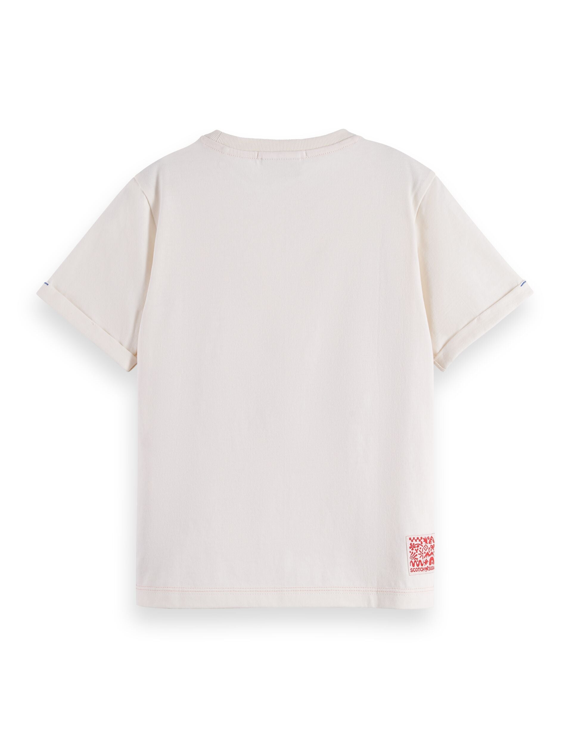 Girls' Relaxed-fit t-shirt with front artwork