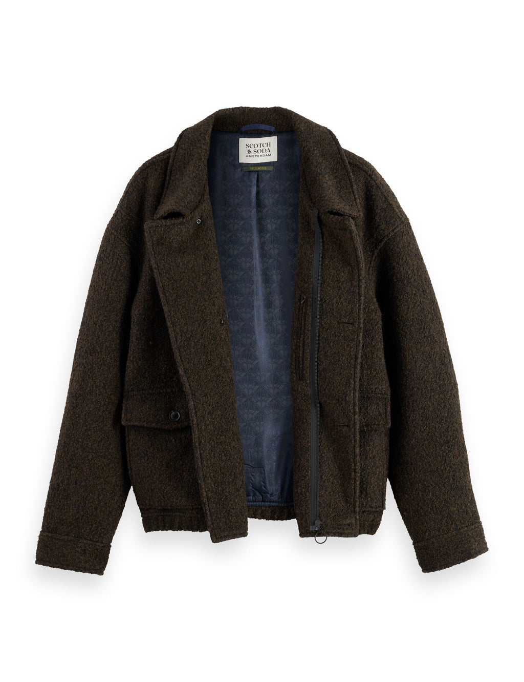 Short wool coat