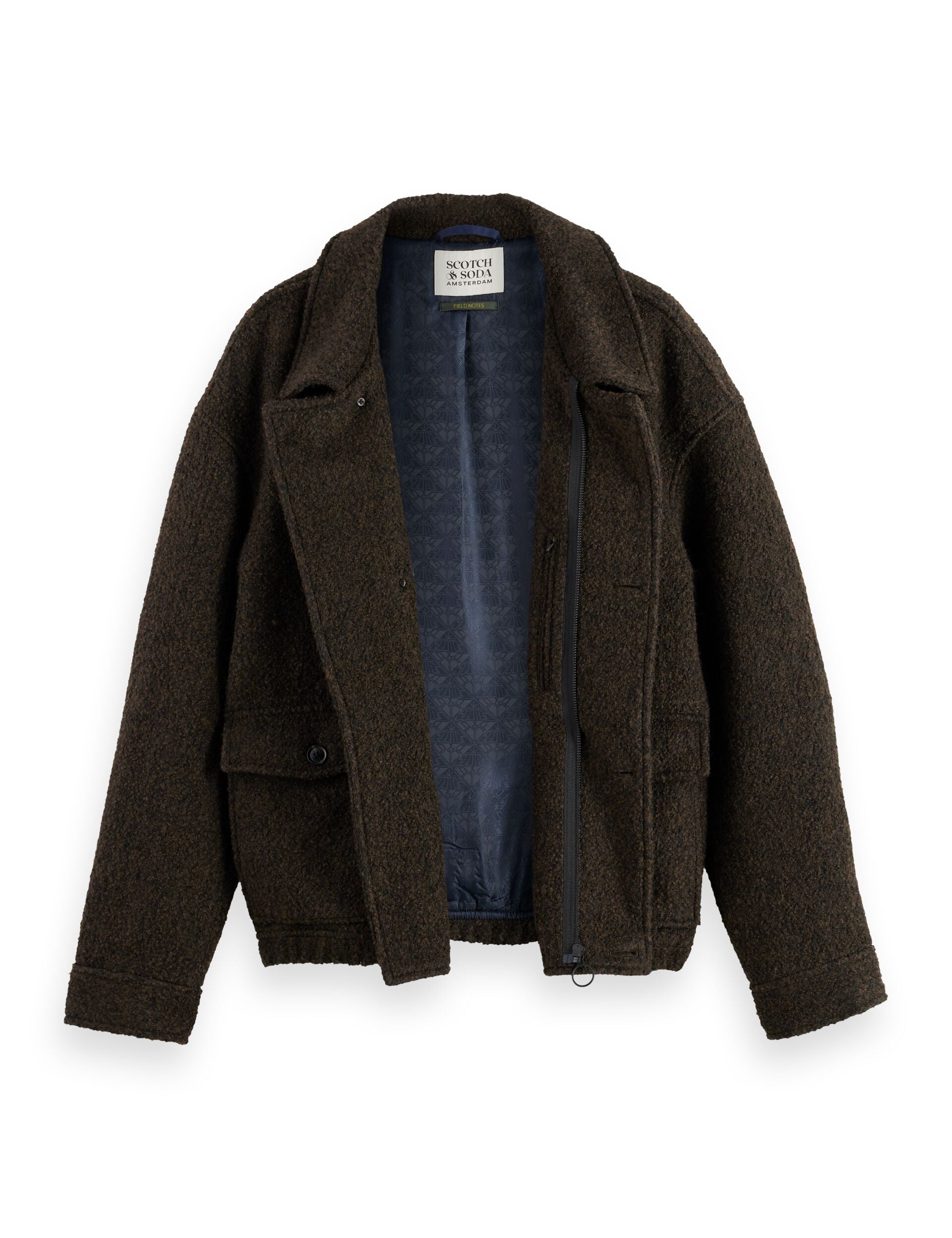 Short wool coat