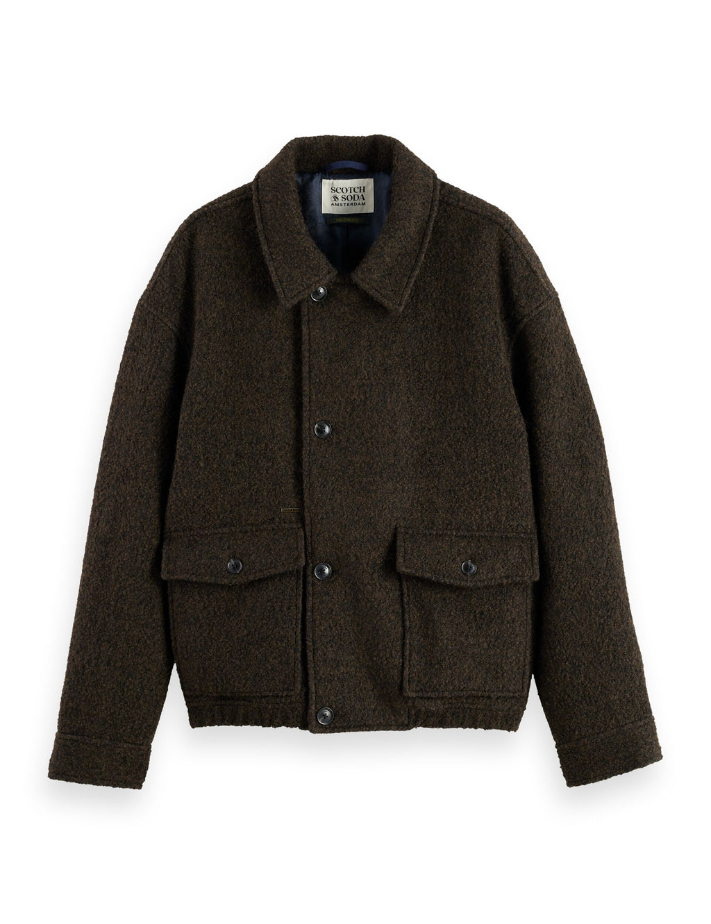 Short wool coat