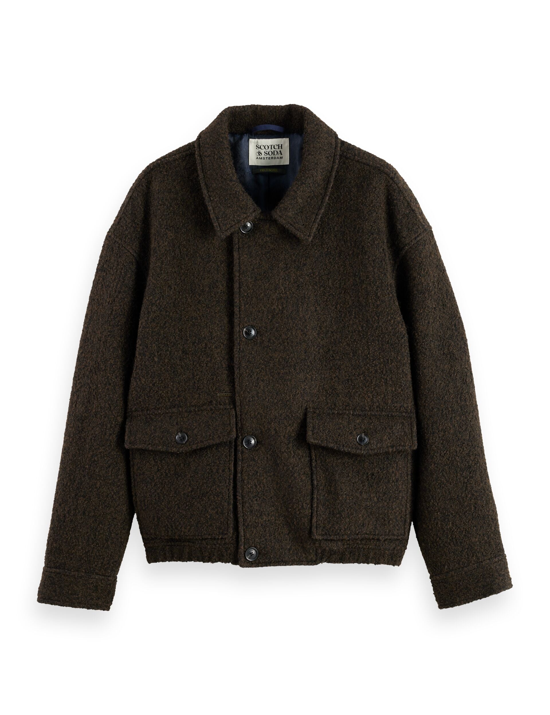 Short wool coat