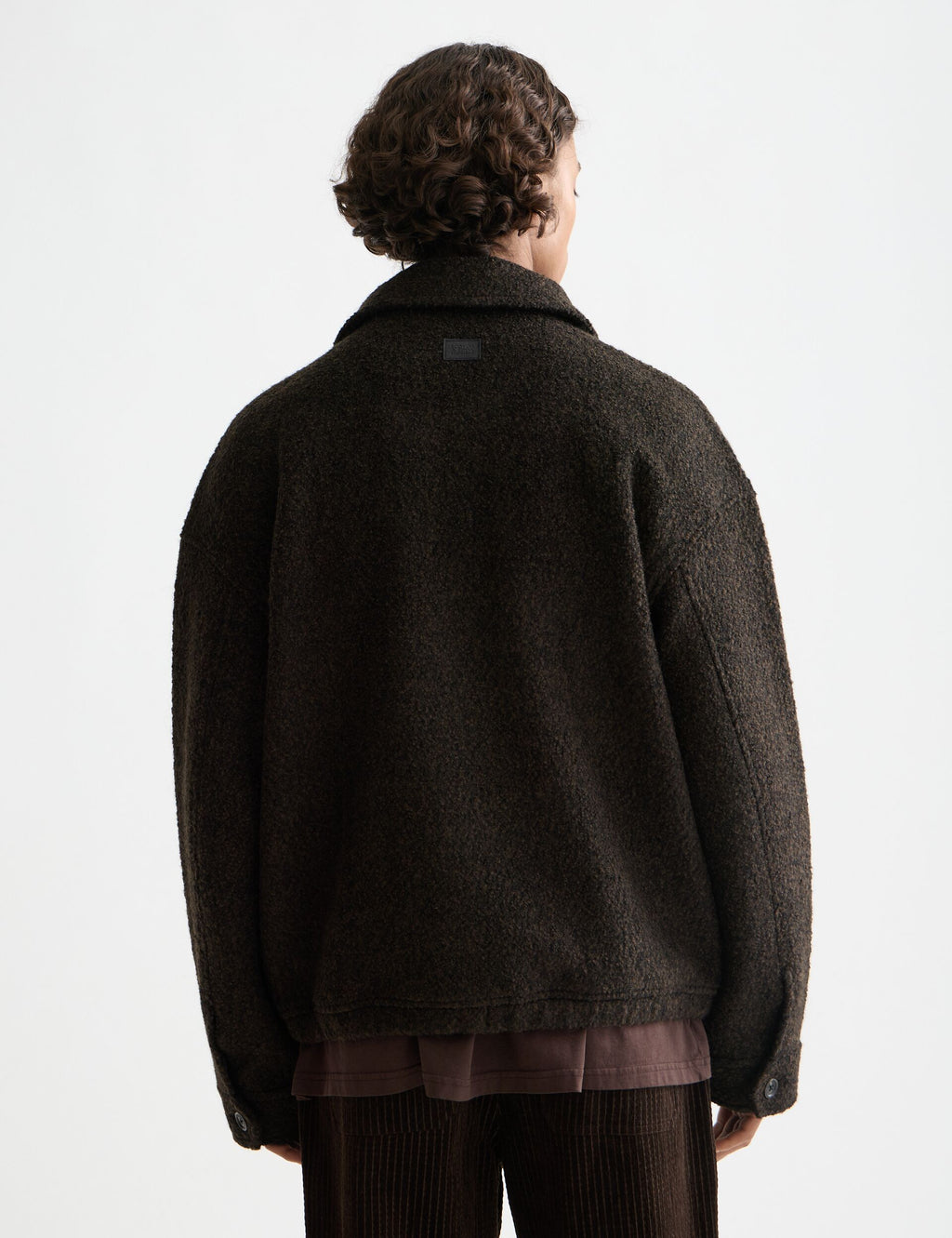 Short wool coat
