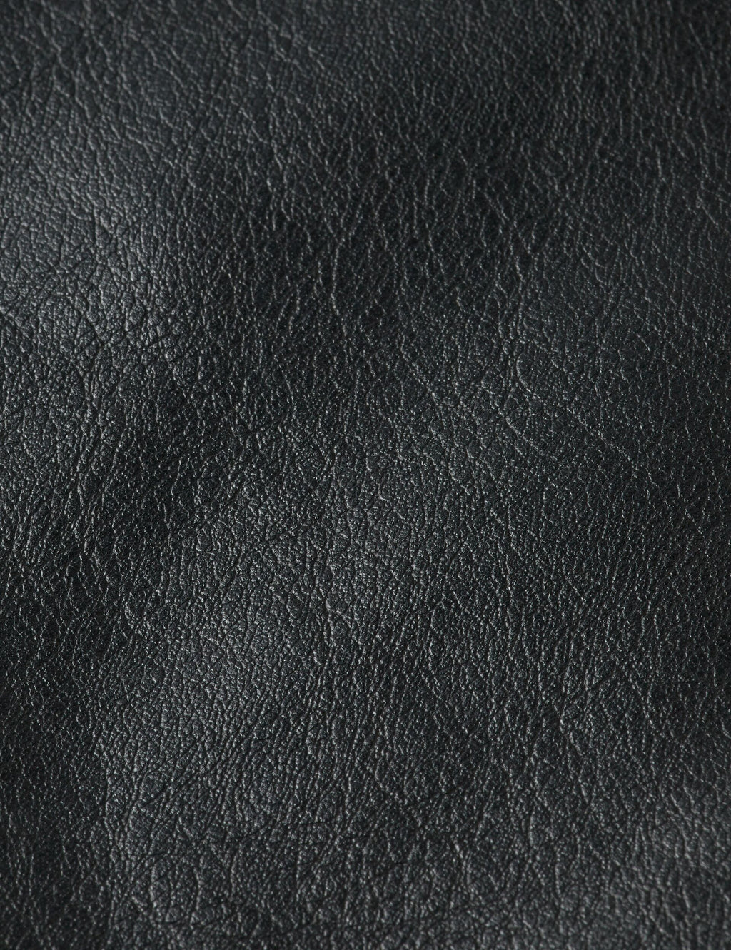 Faux leather puffer