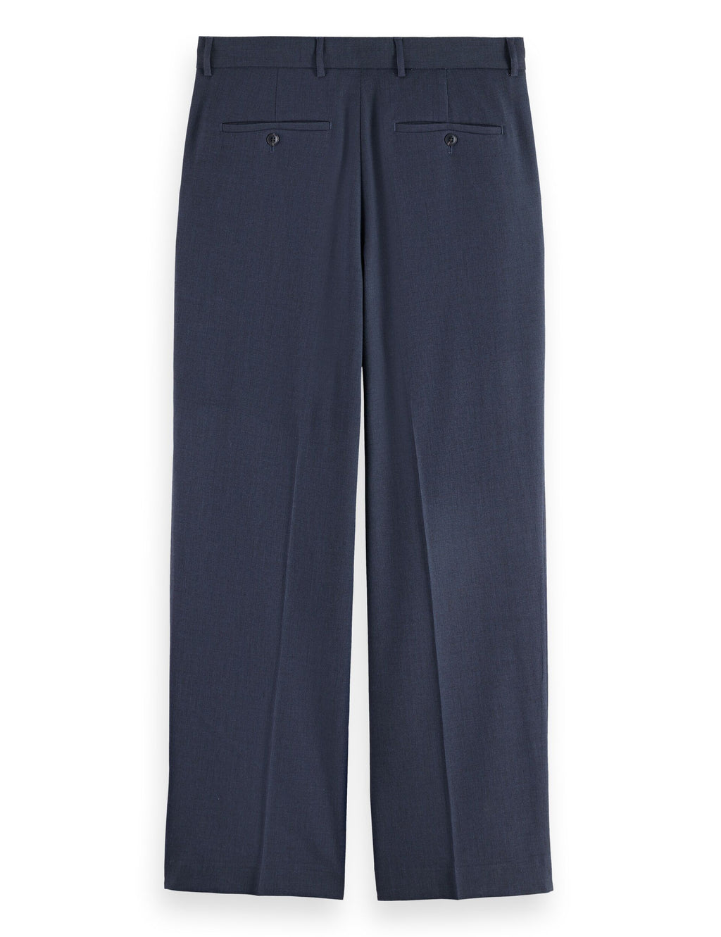 Yarn-dyed cool wool-blend baggy fit chino