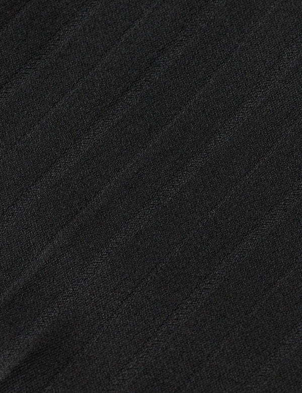 Otis- sateen-trimmed structure stripe relaxed straight chino