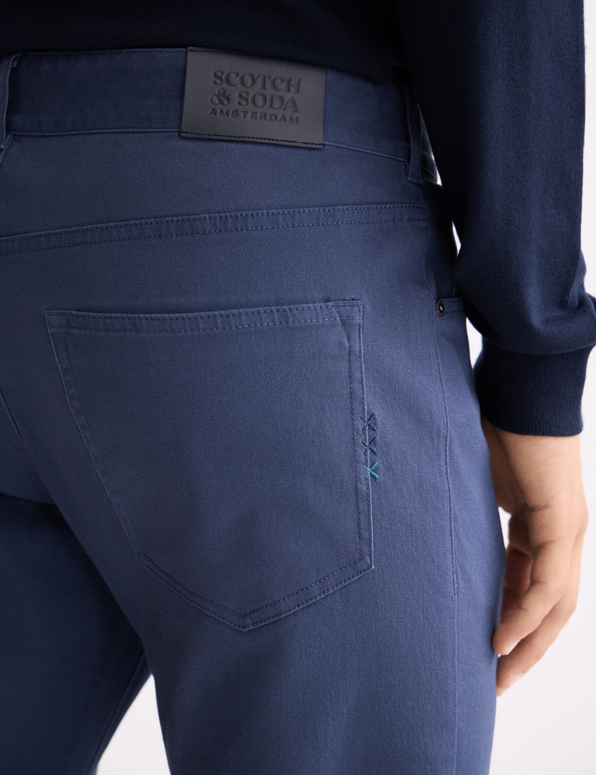 Ralston - cotton-blend twill regular slim fit 5-pocket pant