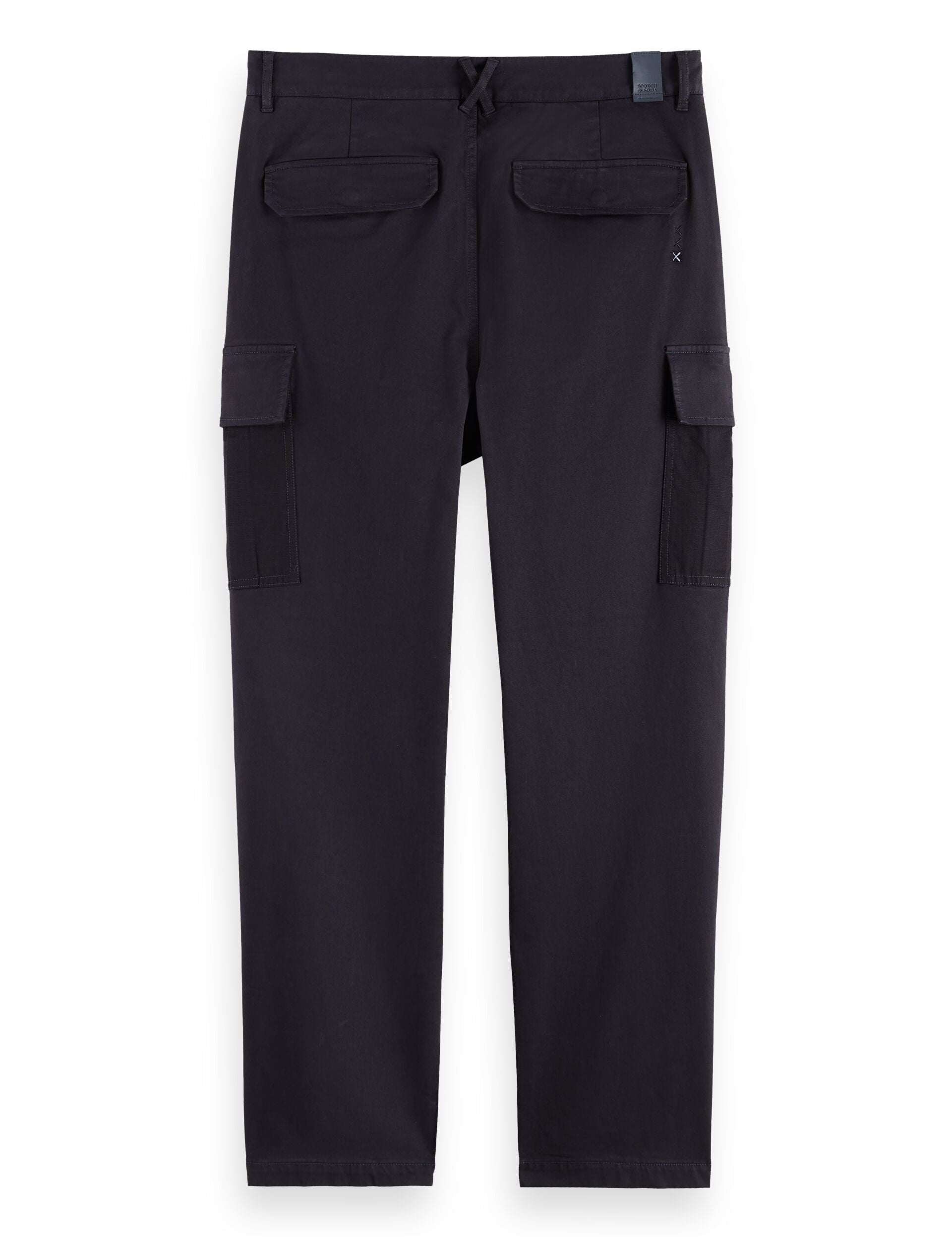 Harper- Garment-dyed cotton blend loose tapered cargo