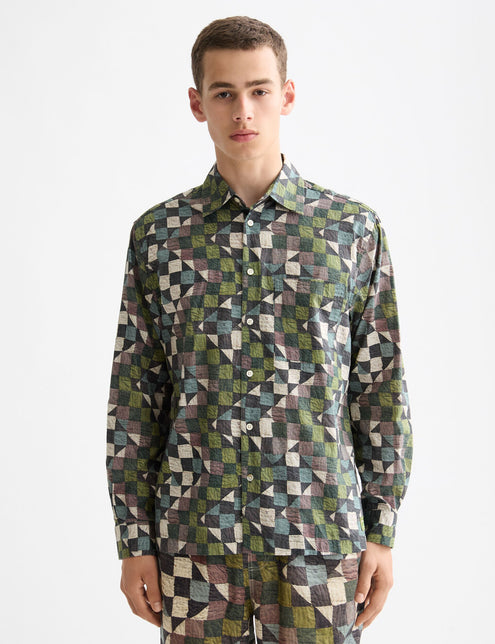 Printed relaxed-fit shirt