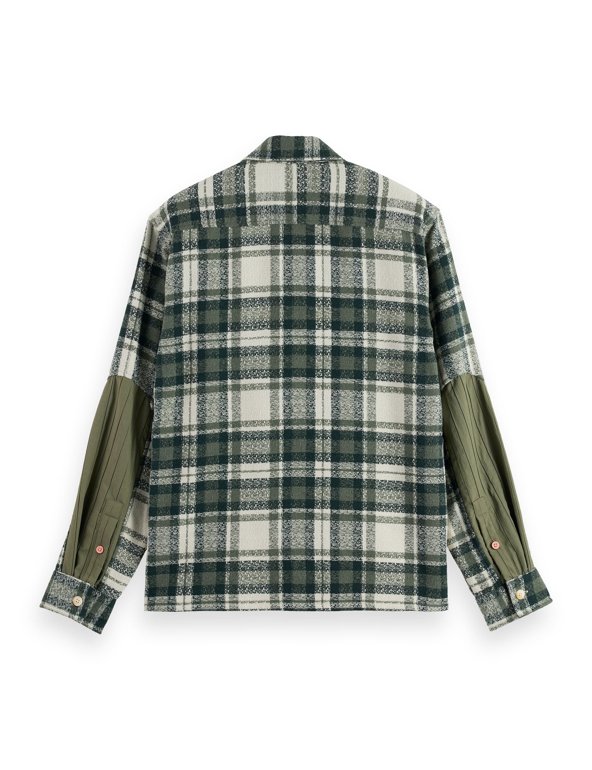 Patchwork relaxed-fit shirt