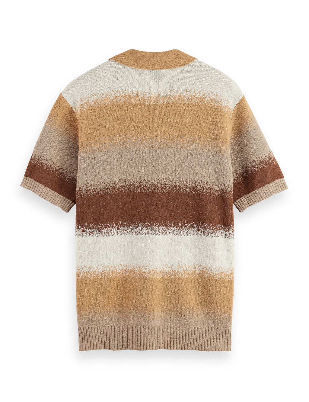 Knitted degrade polo