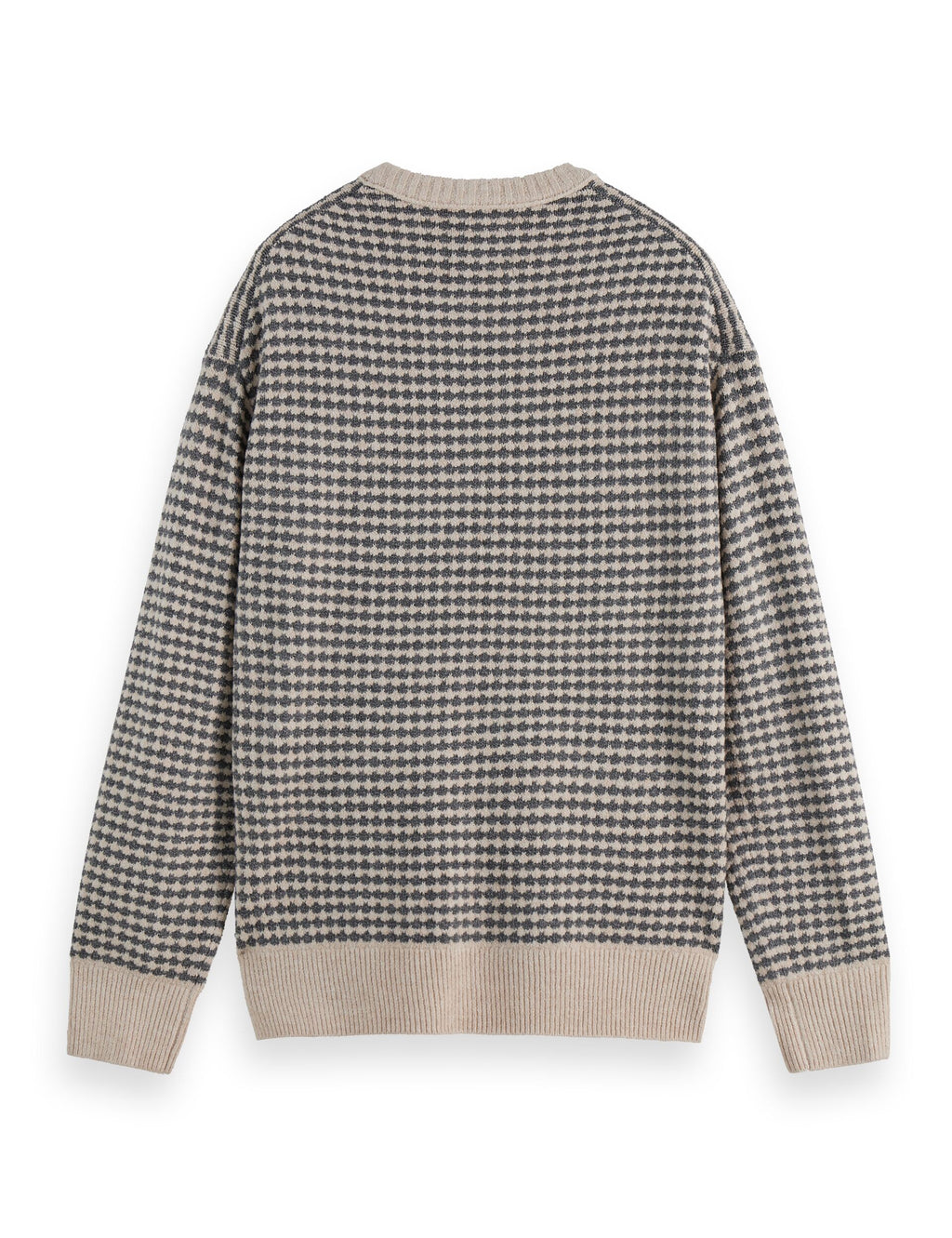 Chenille dropped shoulder pullover