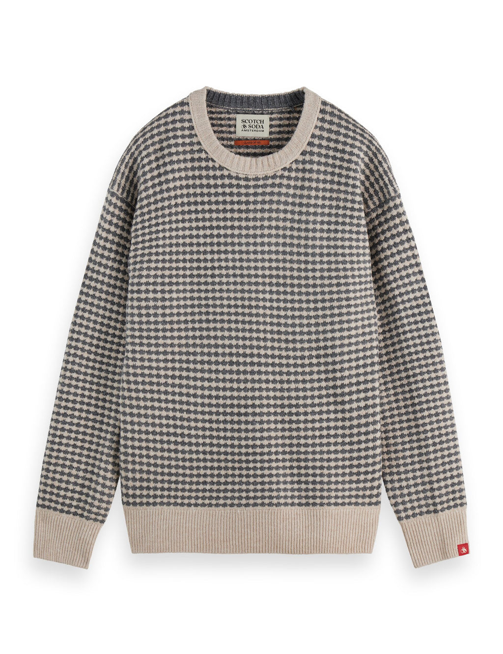 Chenille dropped shoulder pullover