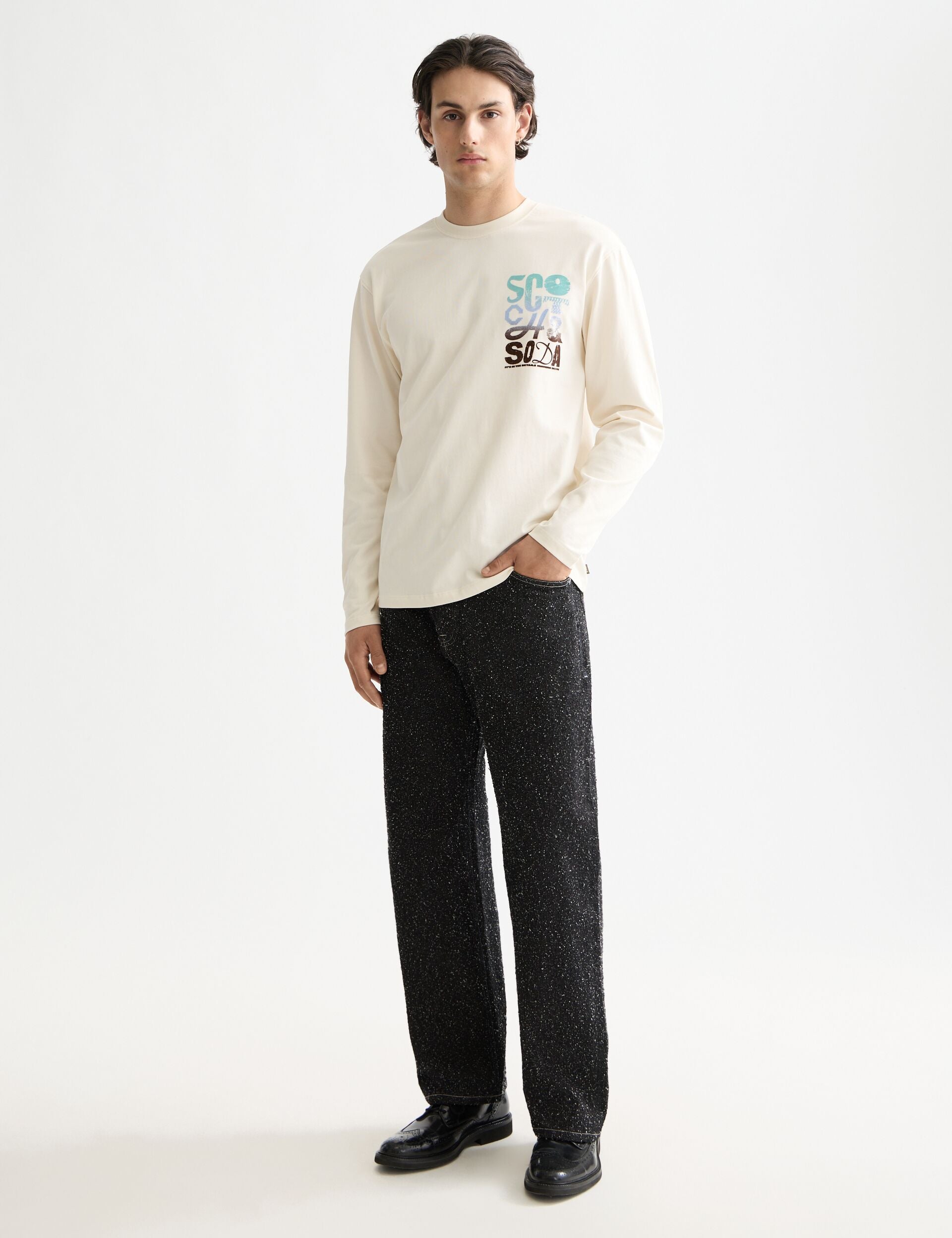 Relaxed Fit Artwork T-shirt LS