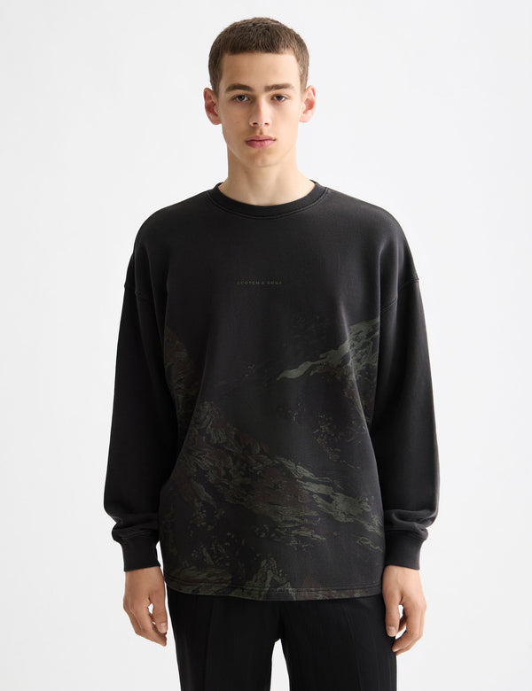 Loose Fit Overdyed AW Sweatshirt