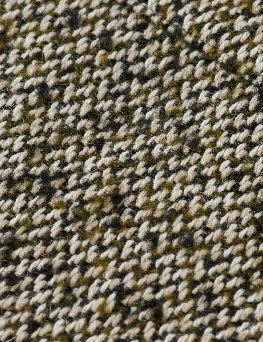 Multicoloured tweed wool-blend overshirt