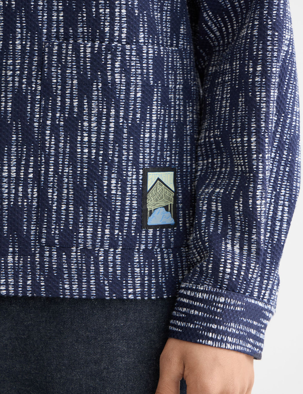 Jacquard overshirt