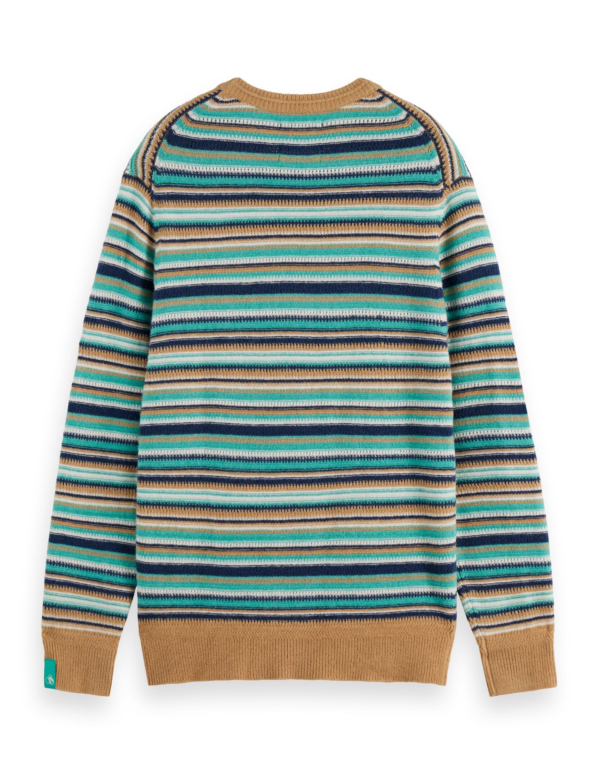 Soft knit striped regular fit pullover