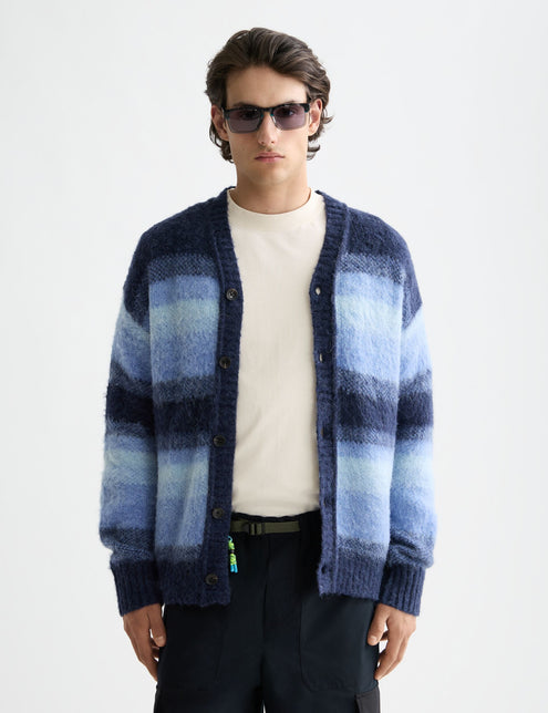 cardigan en laine d'alpaga mélangée