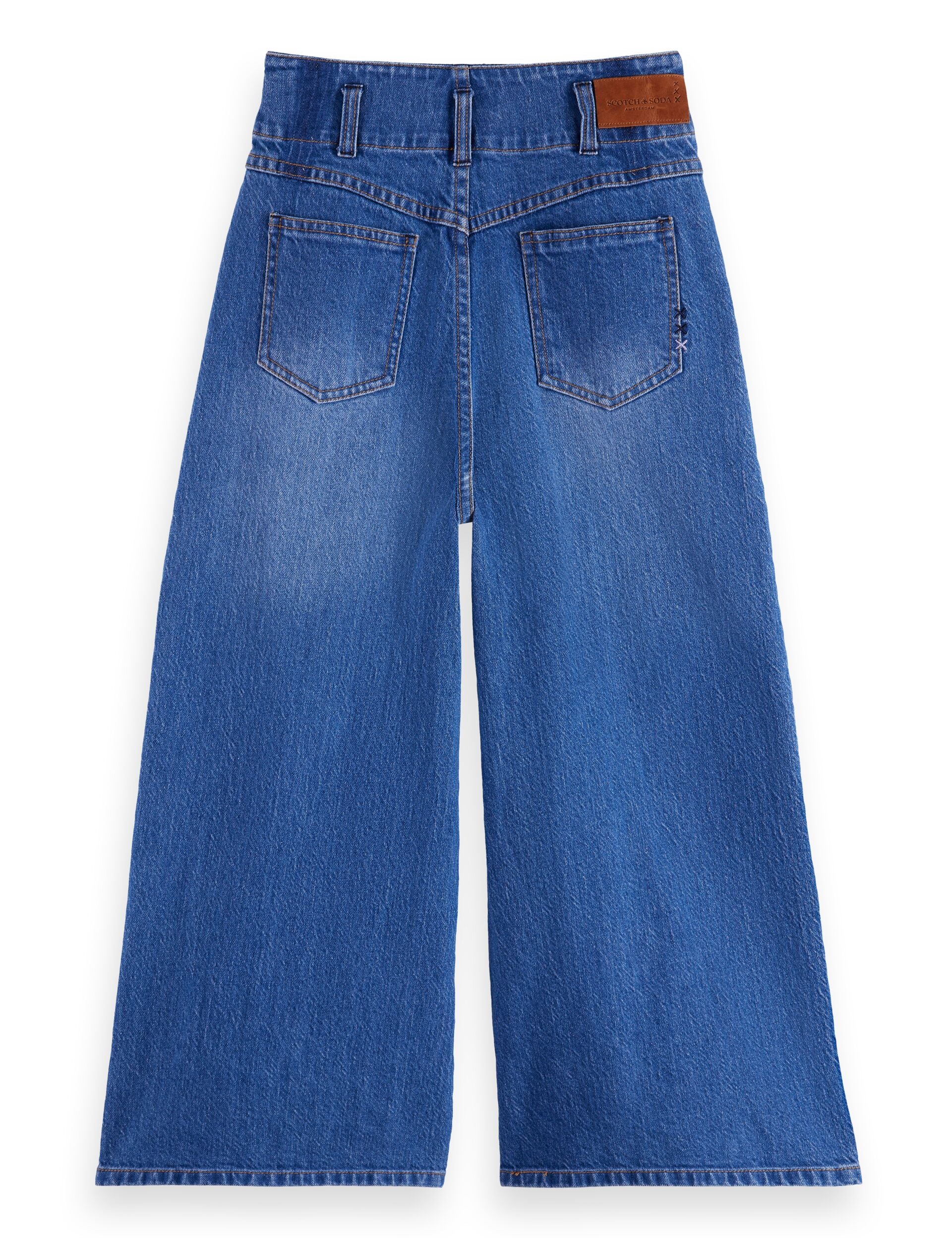 Girls' The Wave customised wide jeans — Art from the Heart