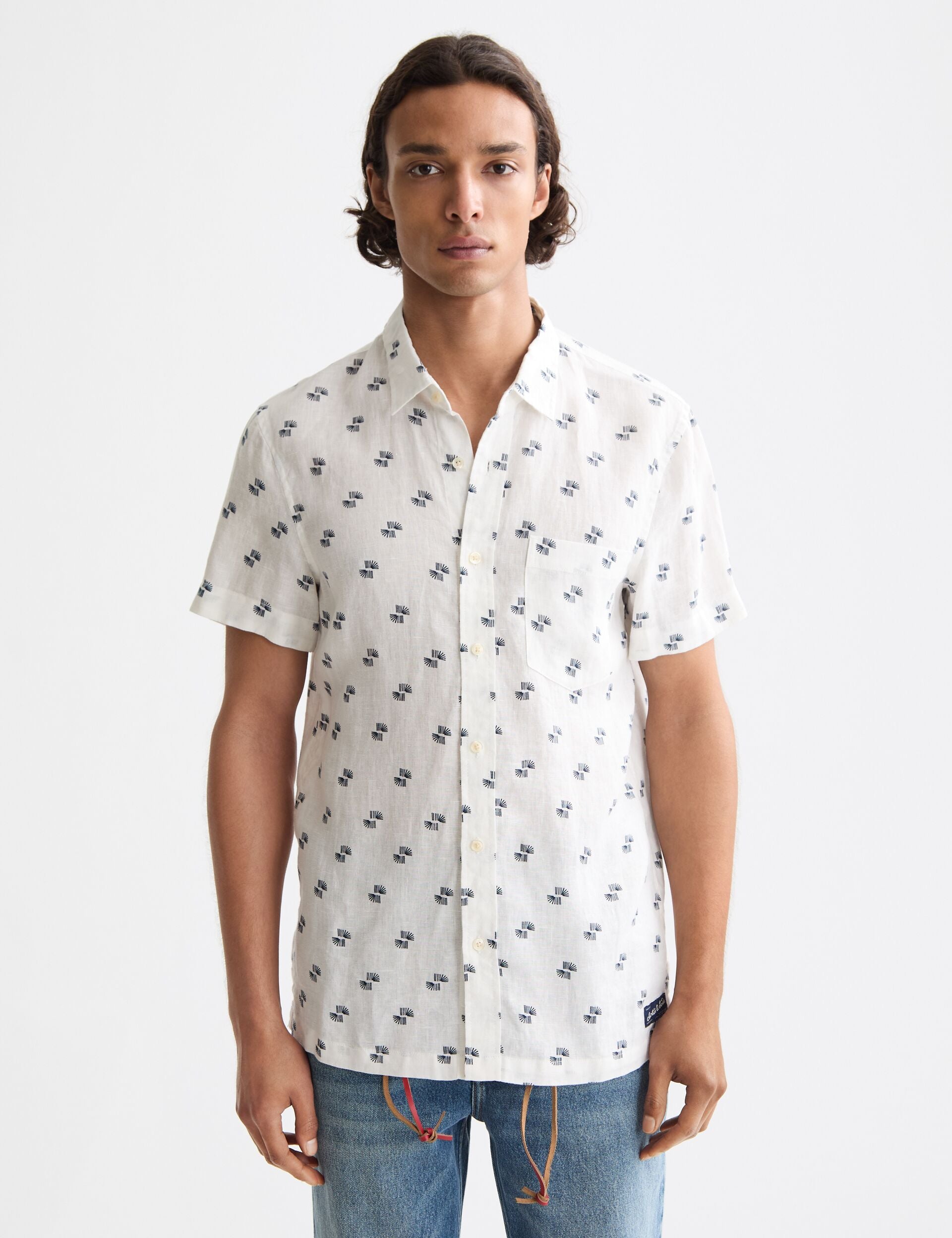 Regular-Fit All-Over Printed Shirt