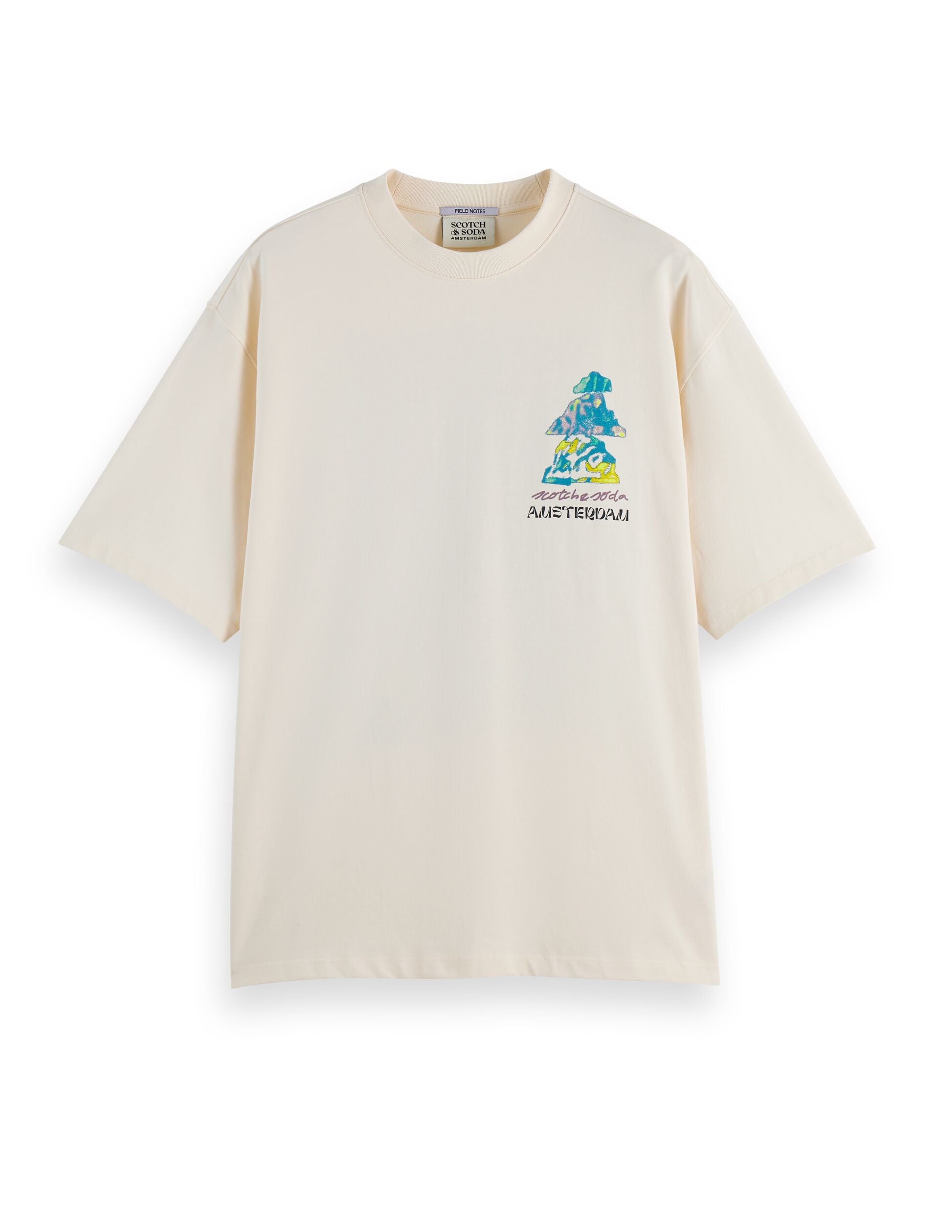 Loose fit front and back artwork t-shirt