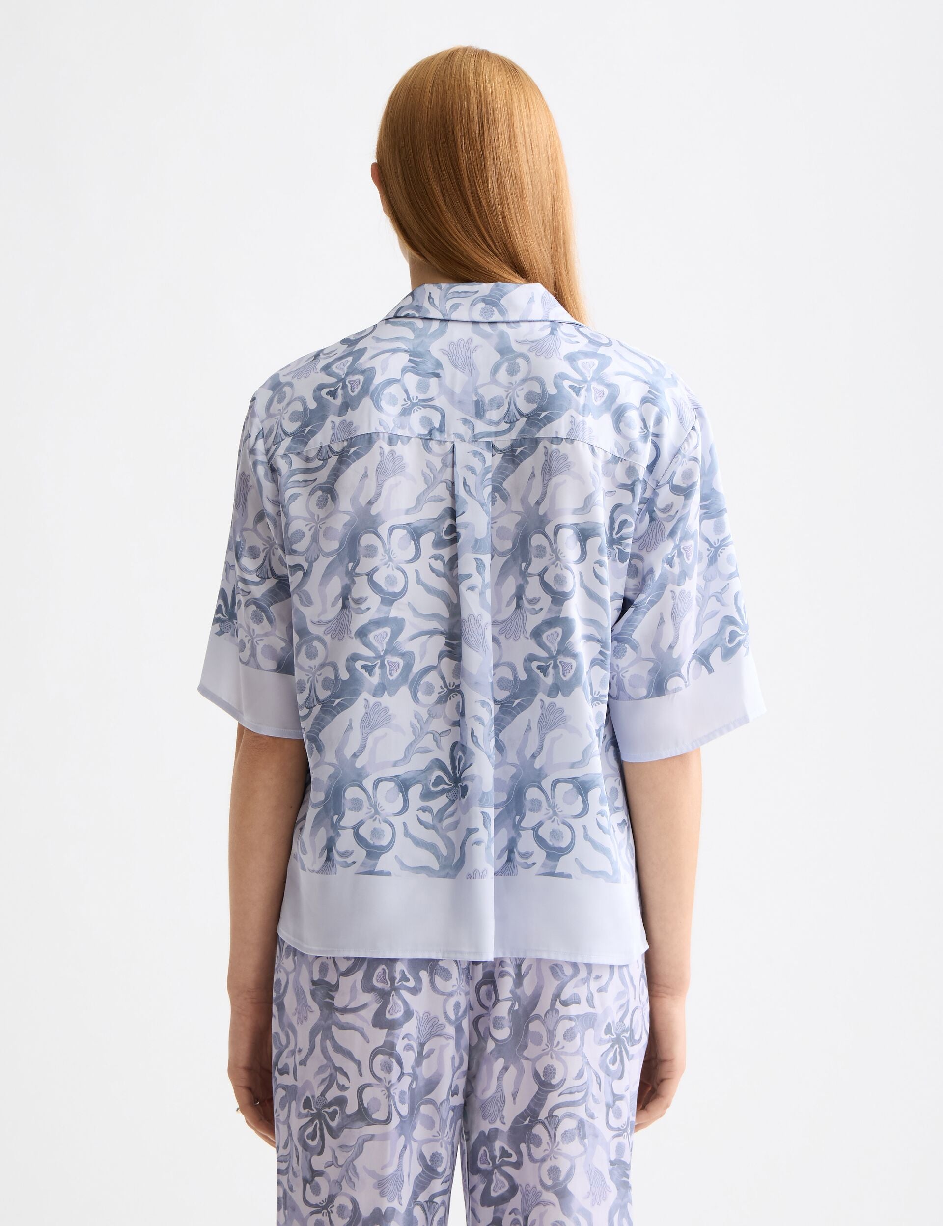 Printed short sleeve shirt