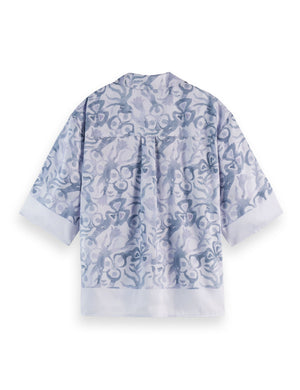 Printed short sleeve shirt