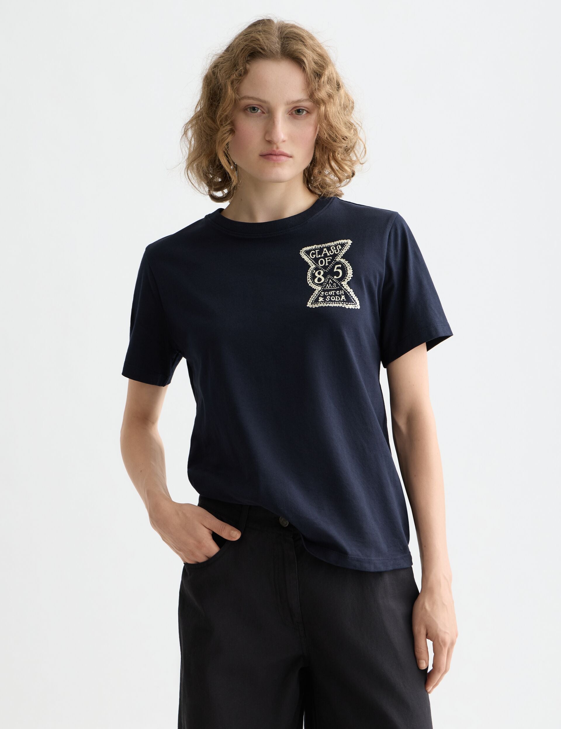 Chest artwork regular fit T-shirt