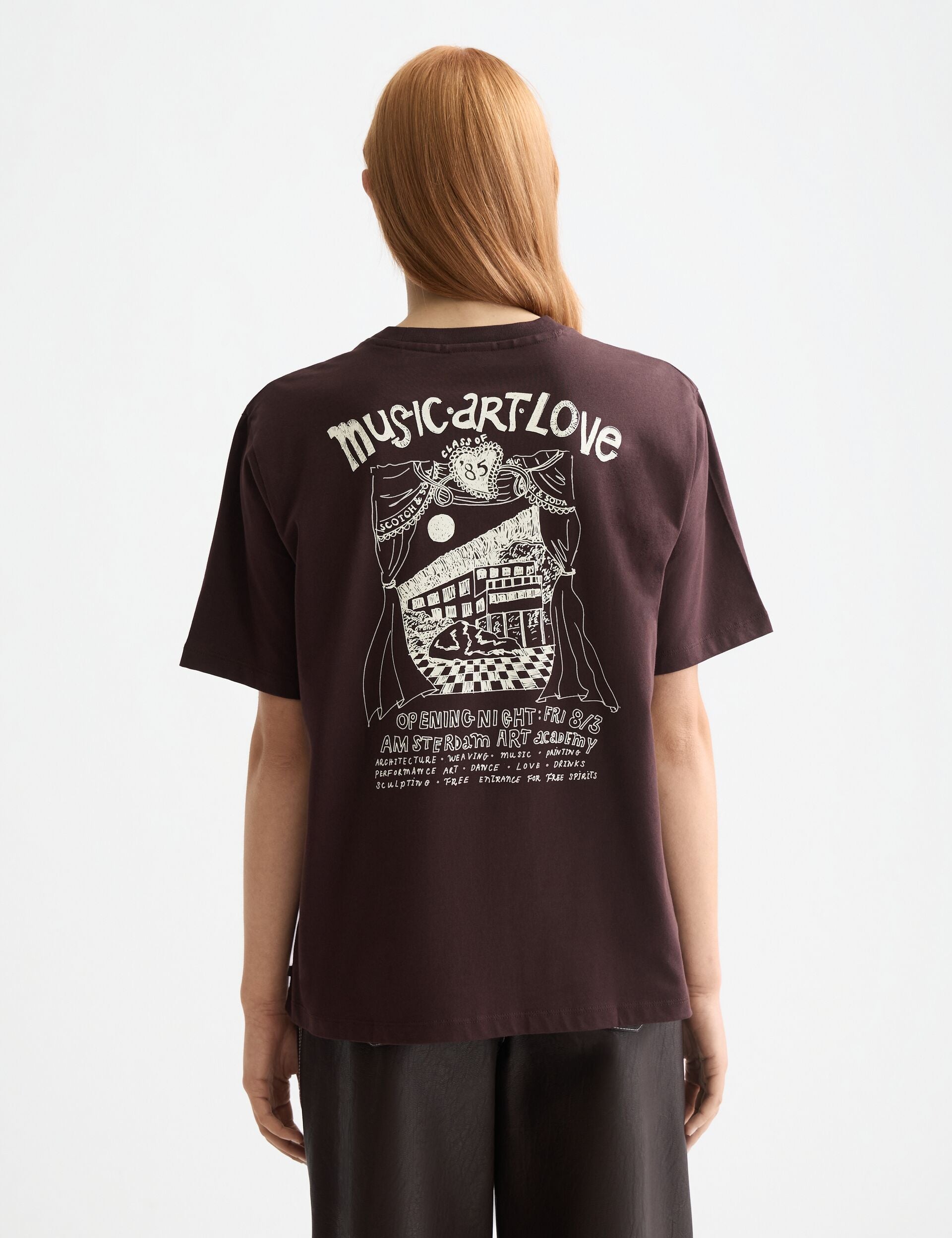 Artwork loose fit T-shirt