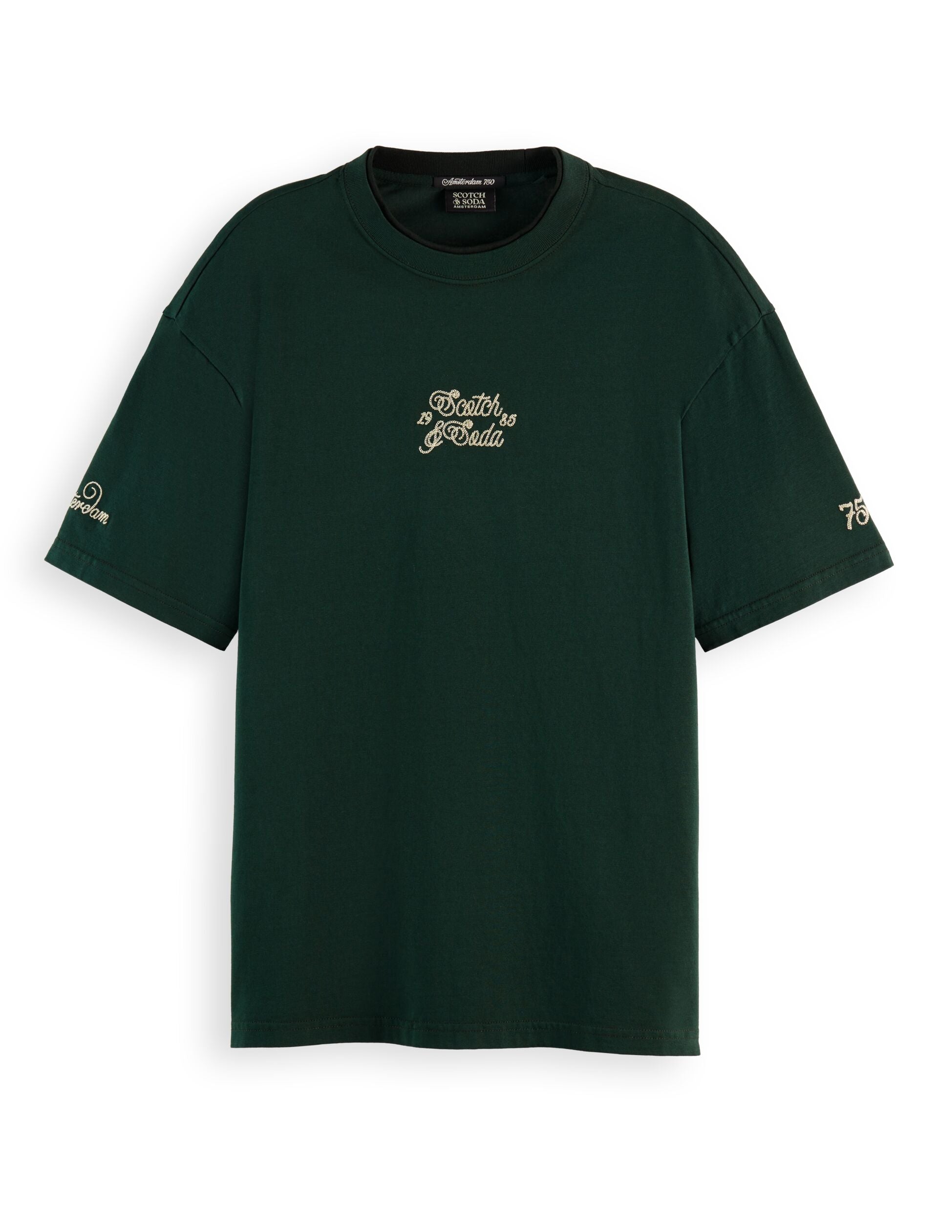 750 years washed artwork t-shirt