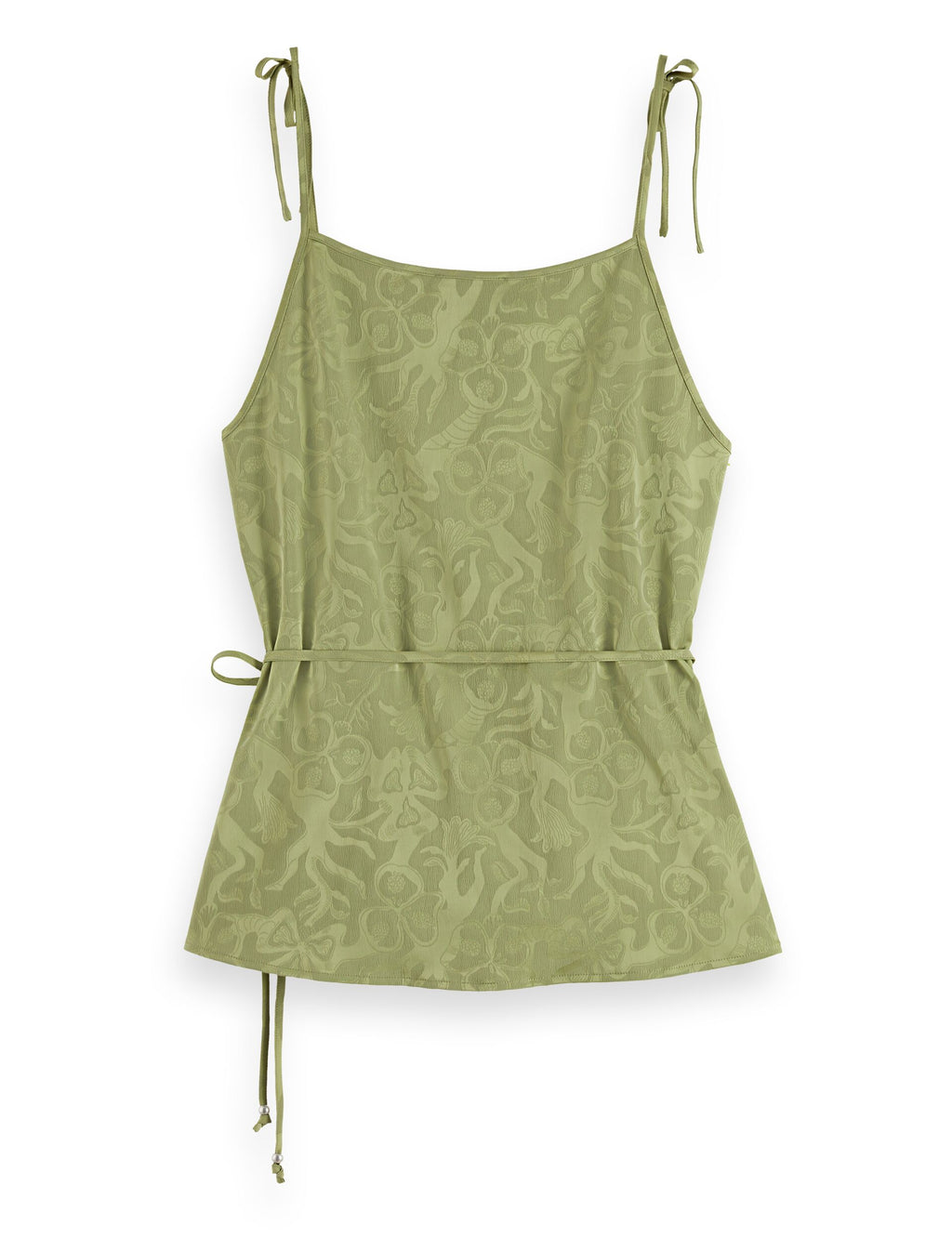 Draped wrap tank