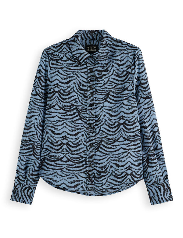 Printed relaxed fit shirt