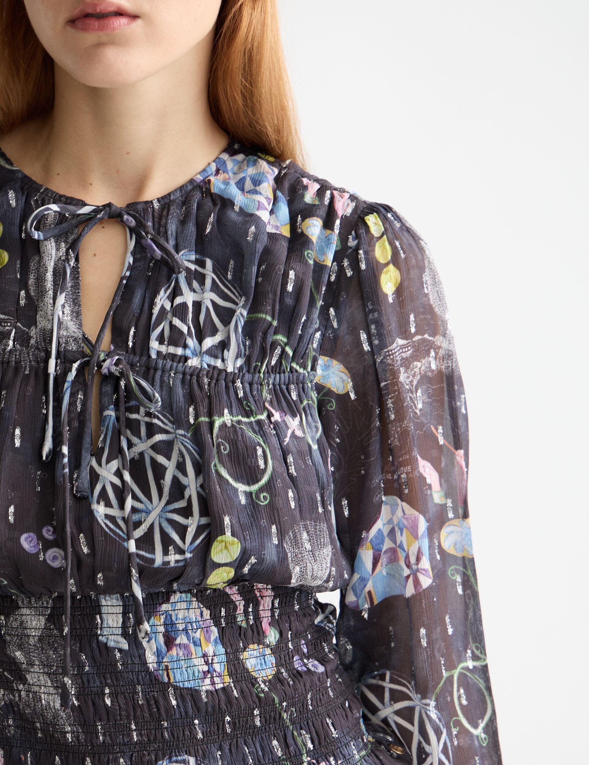 Smocked waist top