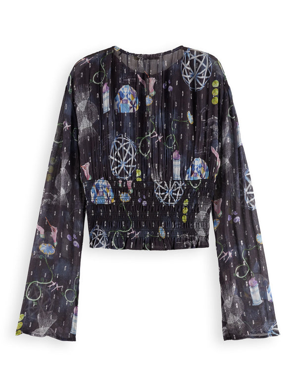 Smocked waist top