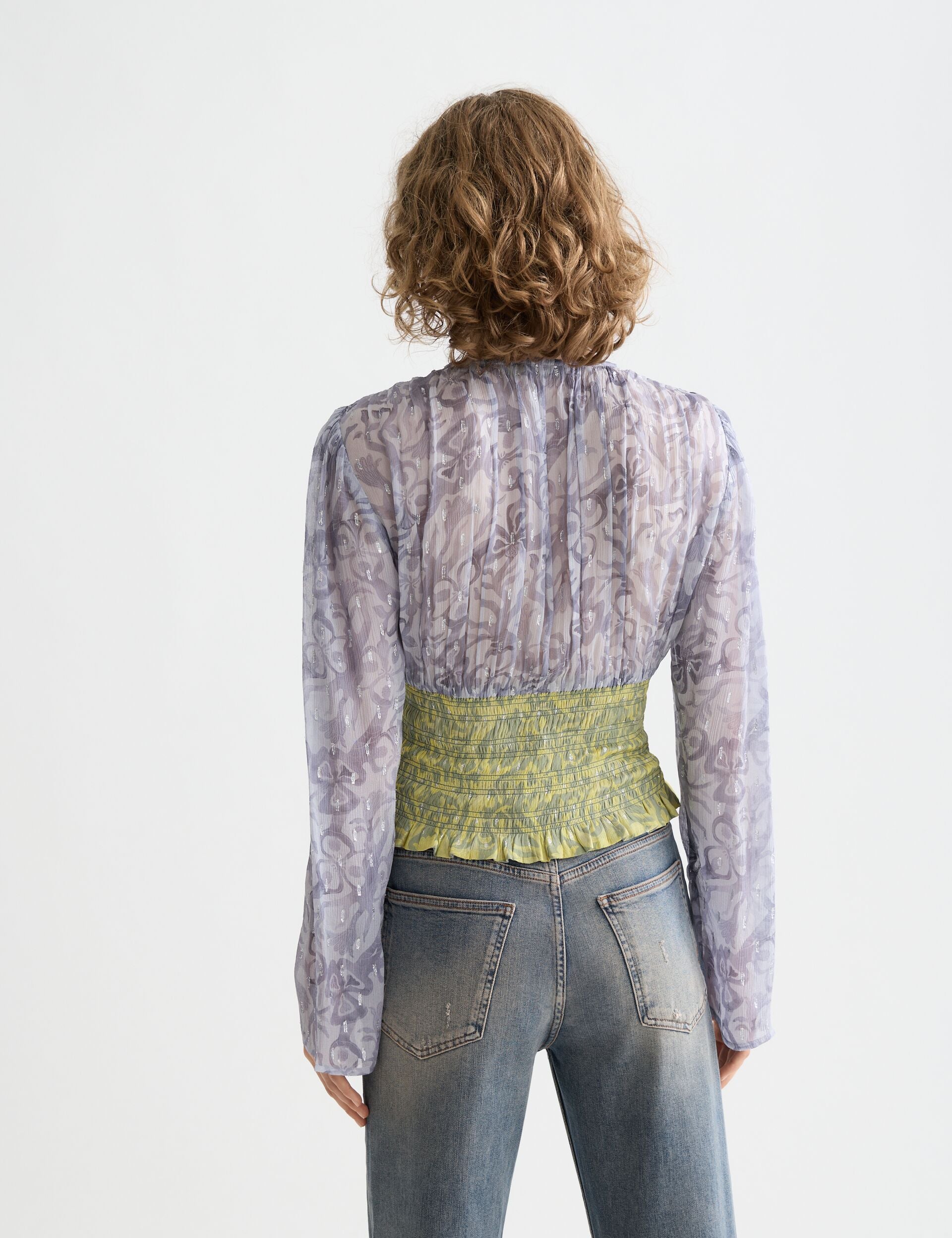 Smocked waist top
