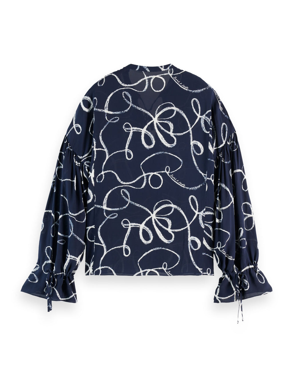 Easy top with draw string cuffs