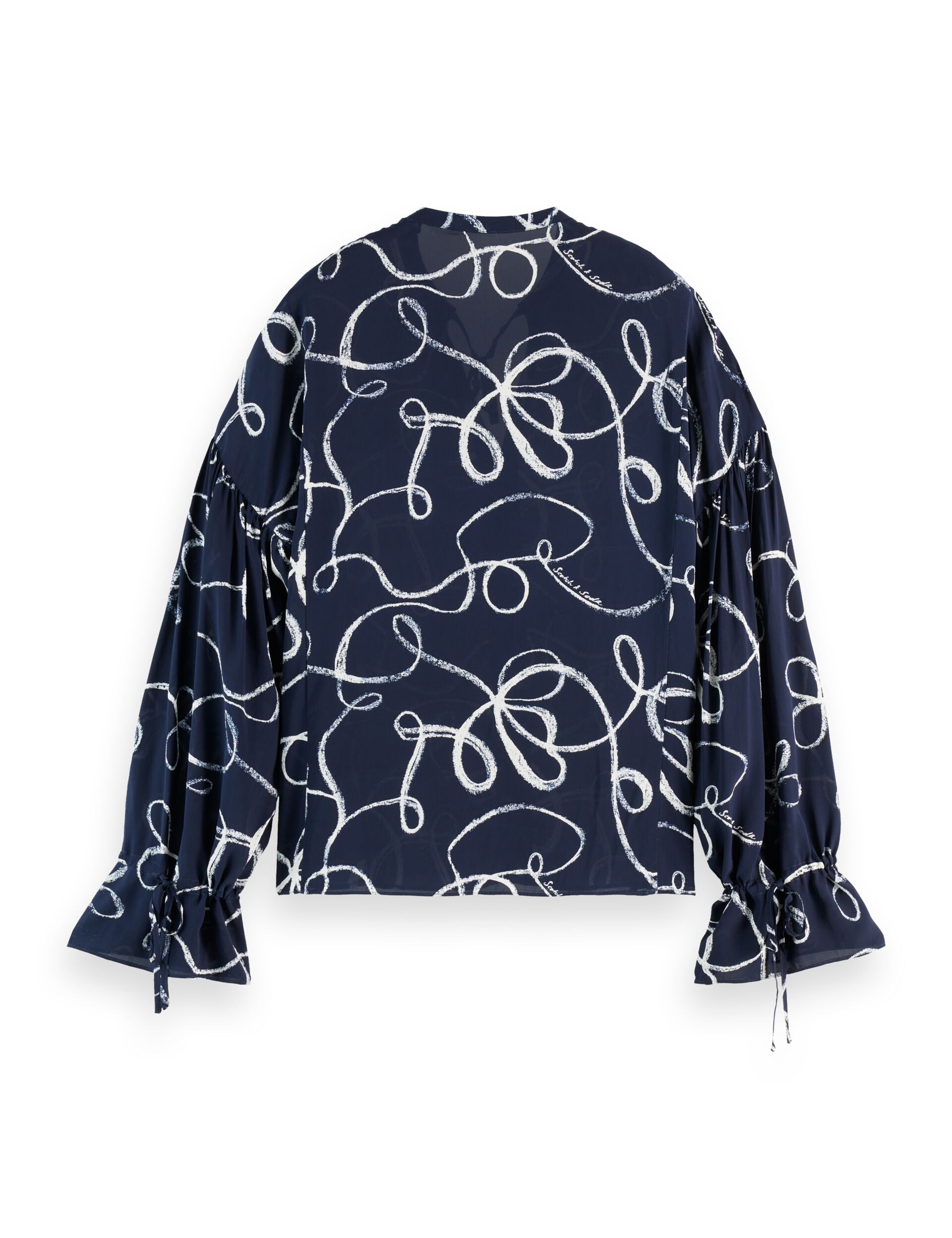 Easy top with draw string cuffs