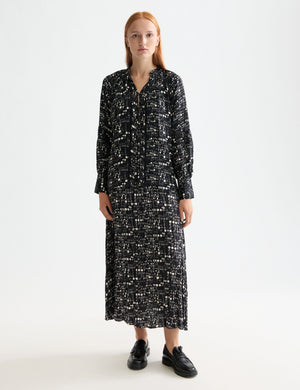 Shirt with lace and ties