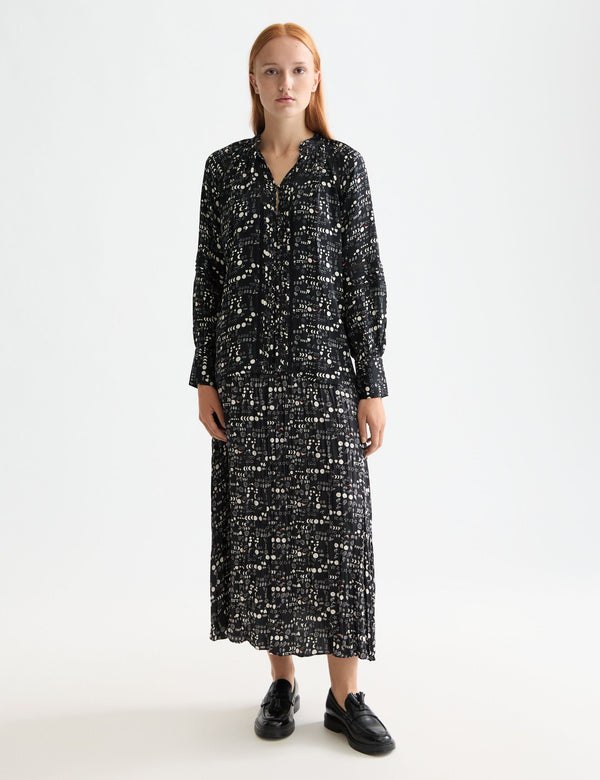 Shirt with lace and ties