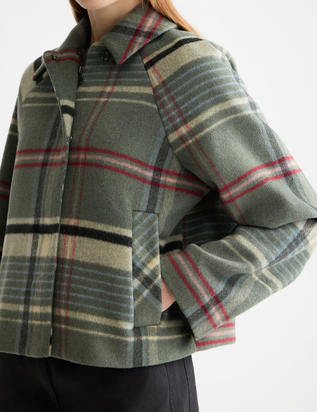 Boxy shirt jacket