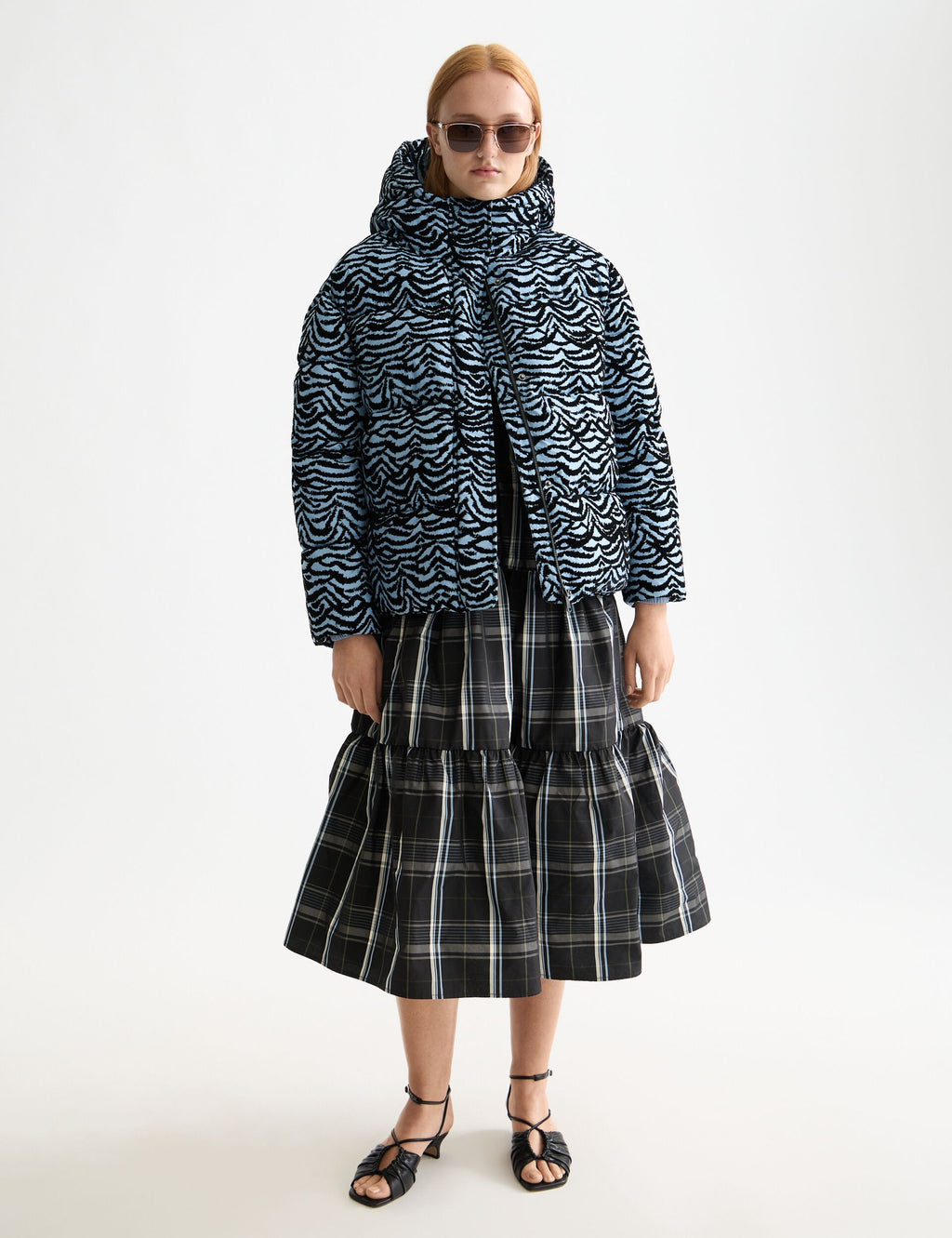 Hooded puffer