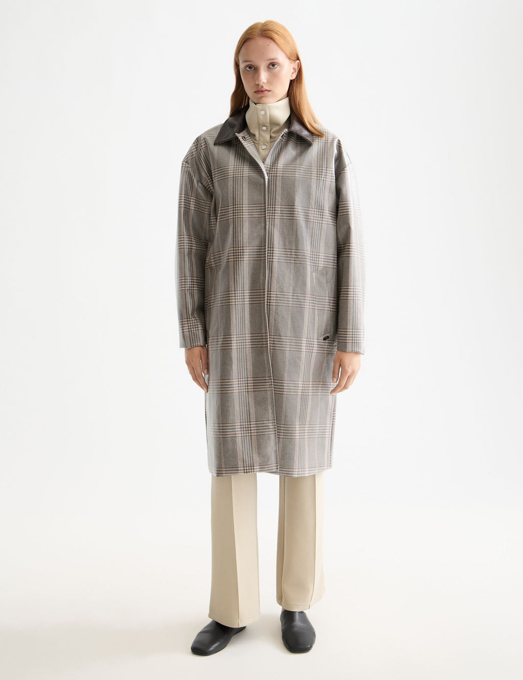 Coated raincoat