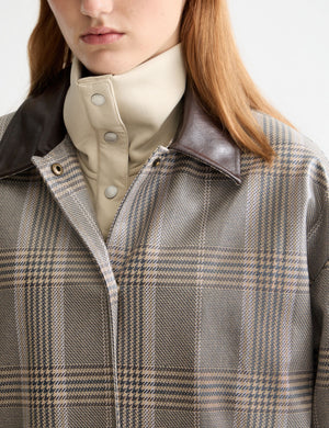 Coated raincoat