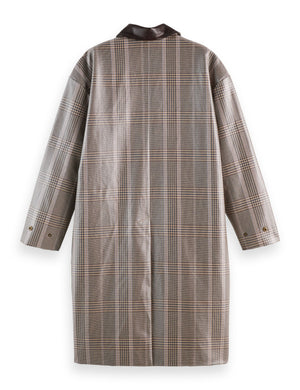 Coated raincoat